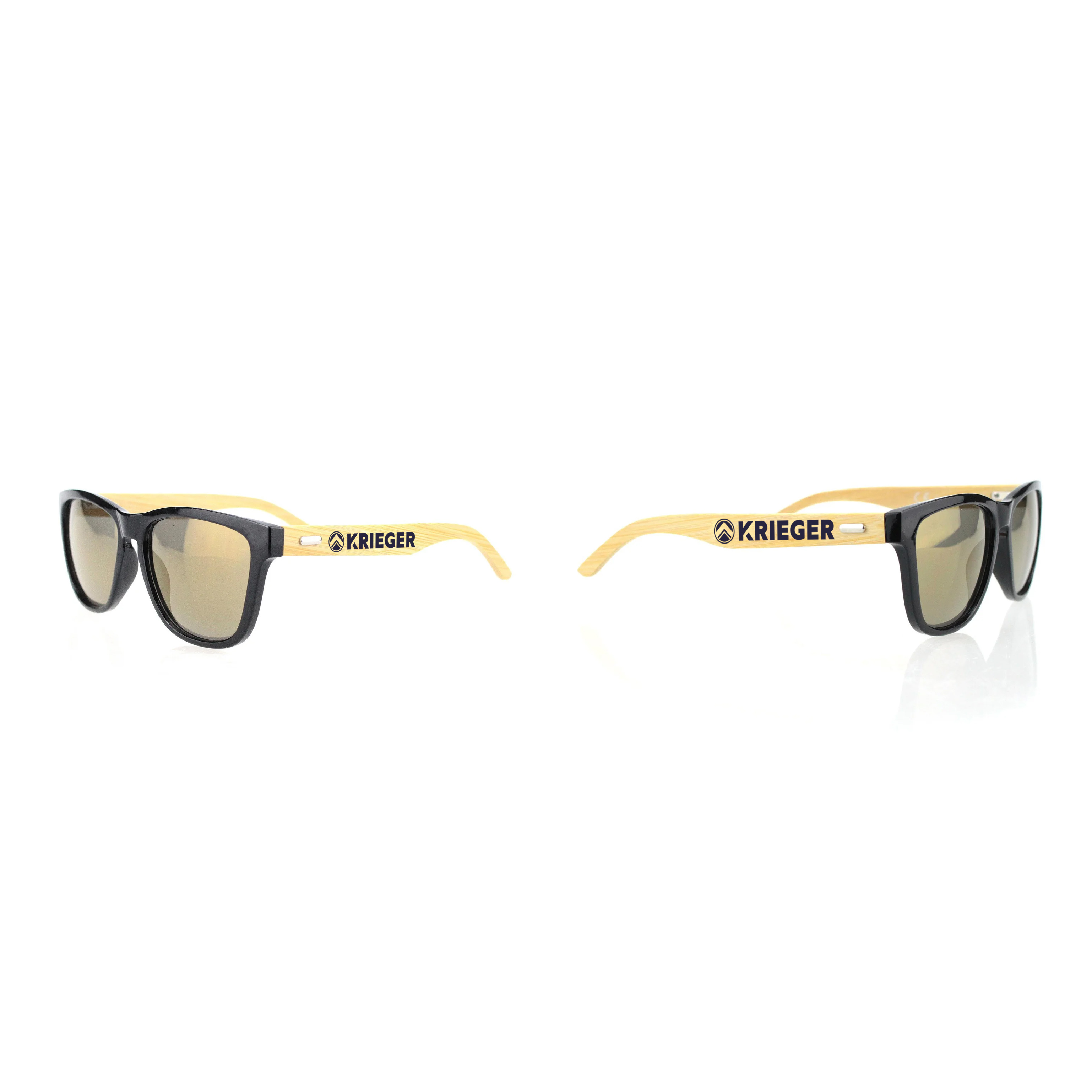 	Lunettes de soleil avec branches en bambou personnalisées avec logo – goodies écologiques et tendance