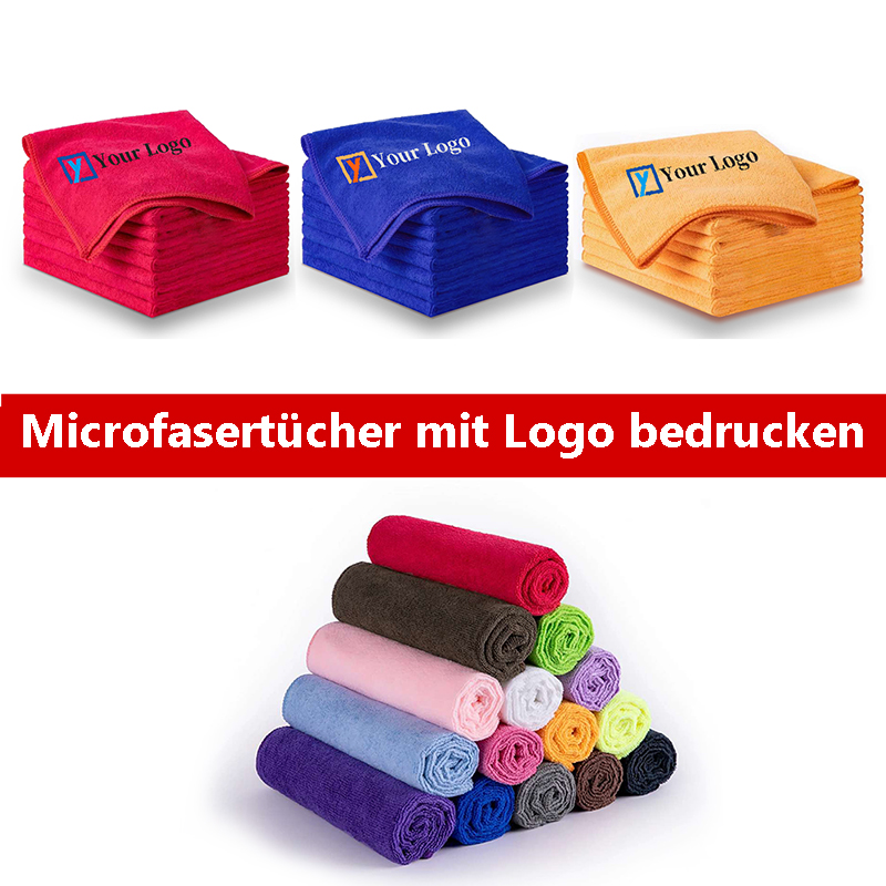 	Chiffons microfibres personnalisés – impression de votre logo