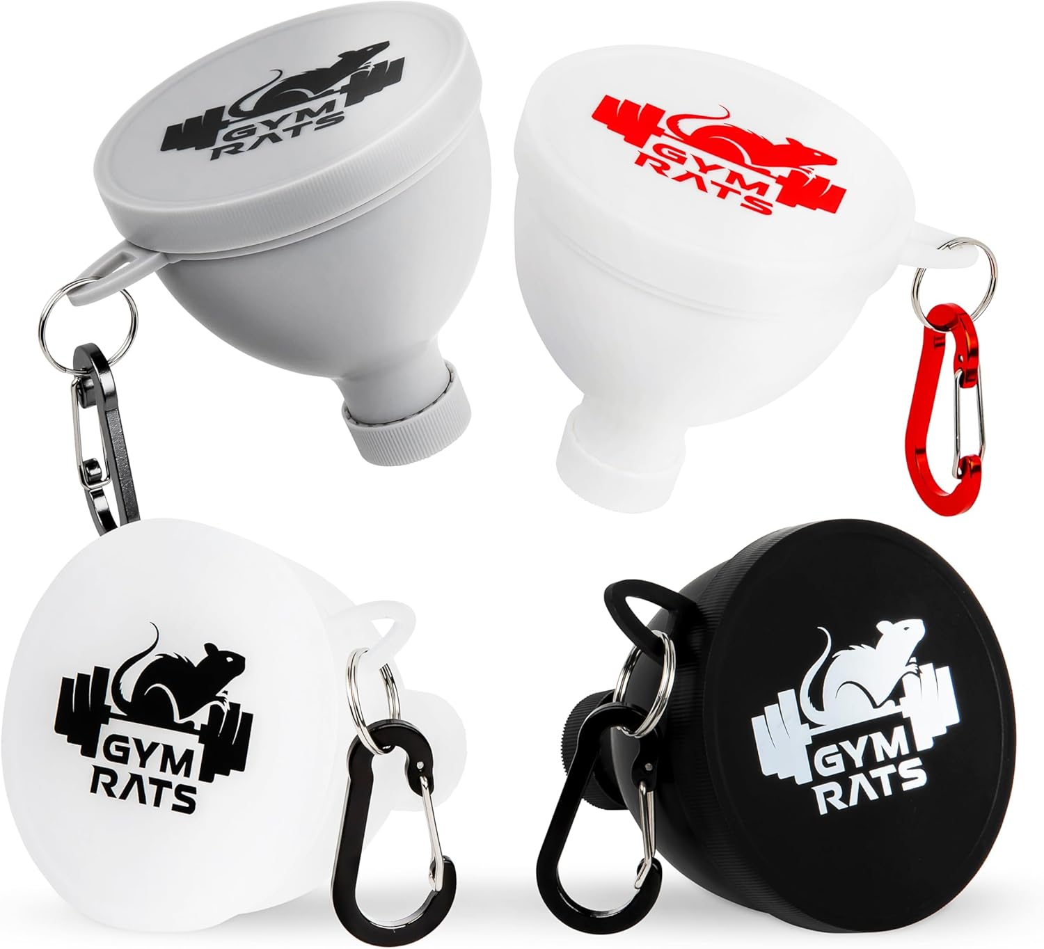 	Boîte de rangement pour protéines avec entonnoir – personnalisée avec votre logo