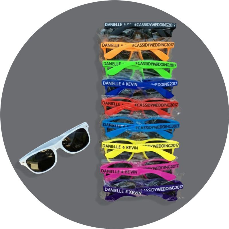 	Lunettes de soleil personnalisées avec logo – accessoires publicitaires tendance