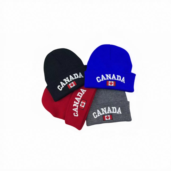 	bonnet beanie brodé personnalisé avec logo