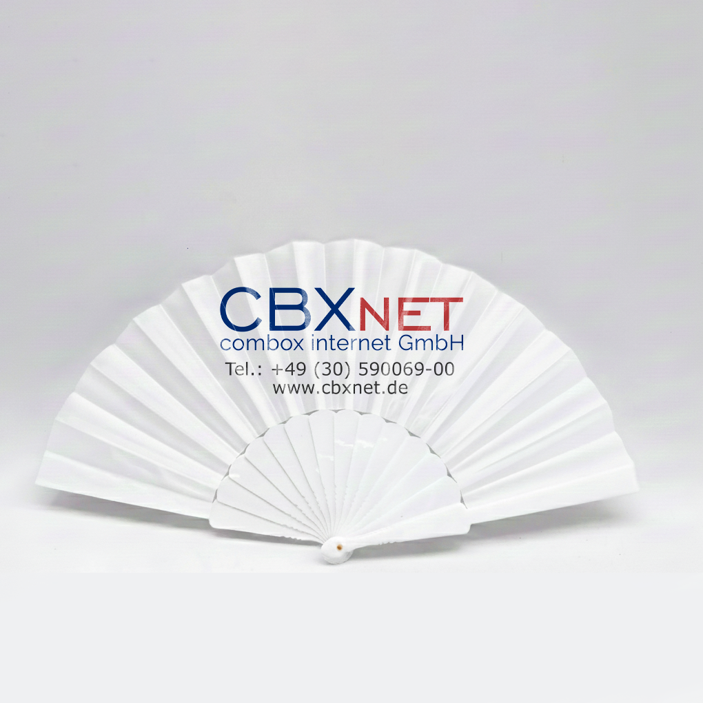 	Éventails publicitaires en plastique à personnaliser