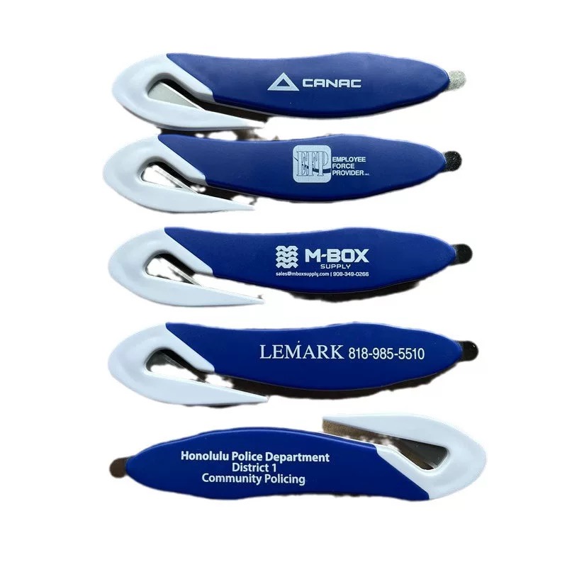 	Coupe-papier personnalisé avec enlève-agrafes