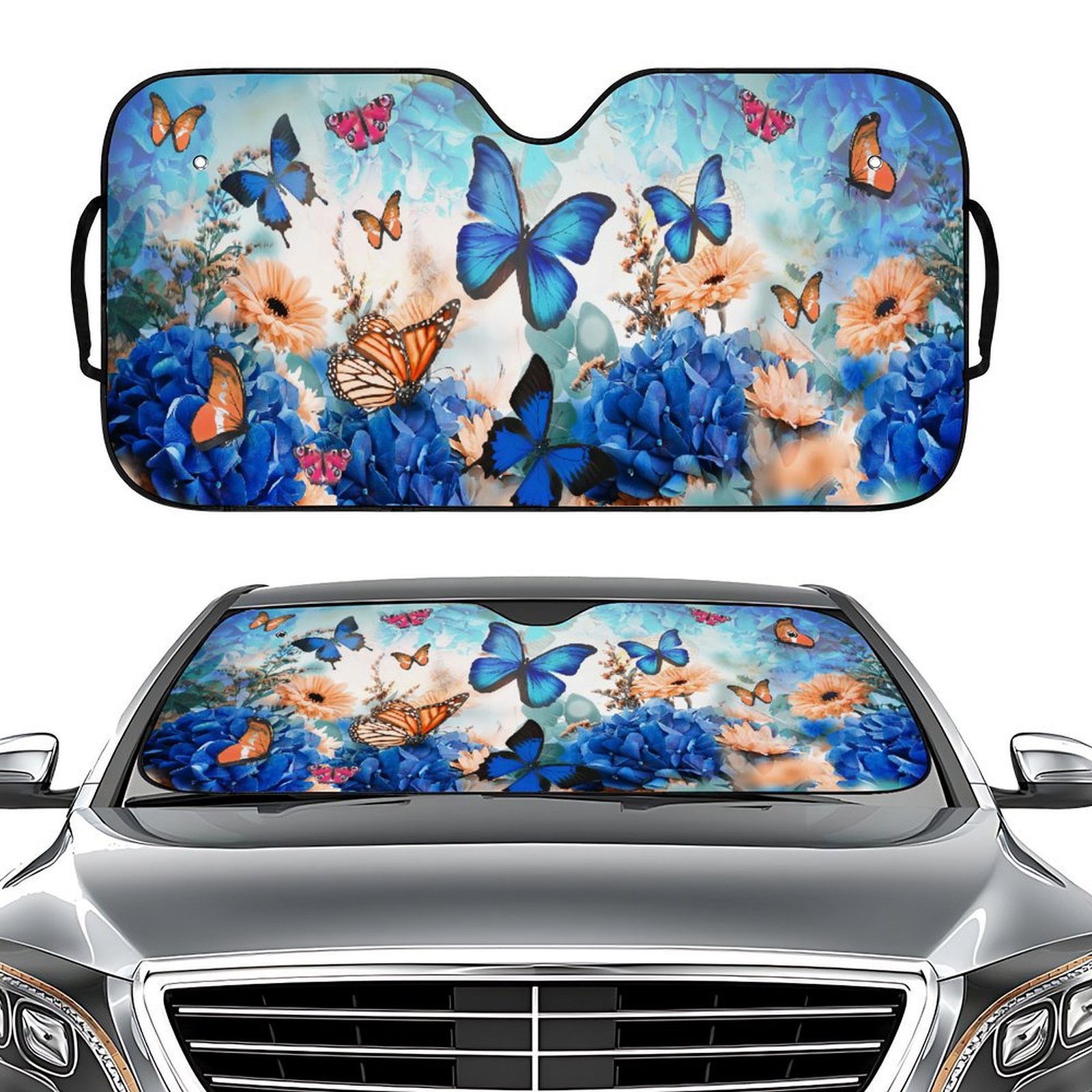 	Pare-soleil voiture personnalisé avec logo