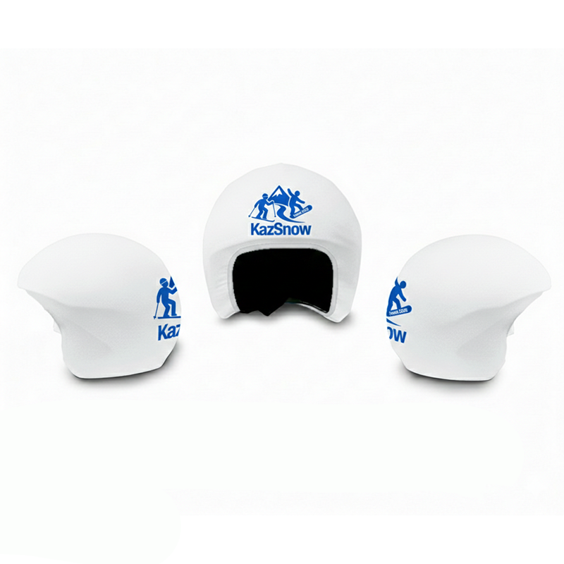 	Couvre casque de ski avec logo