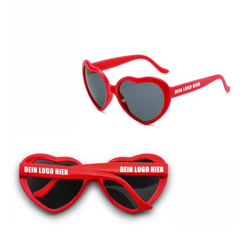 Lunettes cœur personnalisées événement
