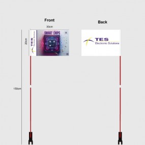 fanion de sécurité pour vélo personnalisé