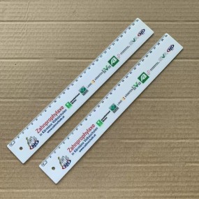 Goodies de bureau : règles personnalisées avec logo