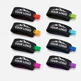 Sangle de ski publicitaire avec logo | Velcro solide et...