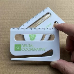 Ouvre-lettres en plastique avec loupe et règle intégrée...