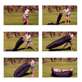 Canapé gonflable de plage et camping – Lazy Bag XXL per...