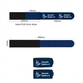 Sangle de ski personnalisée avec logo – fixation pratiq...