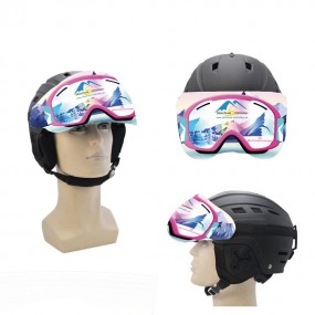Couvre-visière de casque de ski personnalisée pour équi...