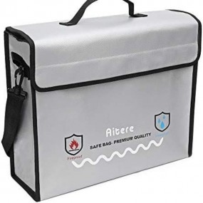 sac ignifuge publicitaire logo