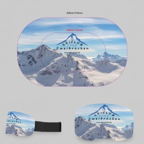 Housse microfibre pour masque de ski – Personnalisation...