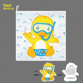 Serviette compressée personnalisée pour hôtel | Cadeaux...