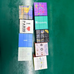 Cube magique 3x3 avec impression de logo – goodies publ...