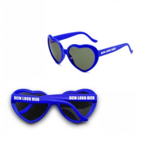Lunettes de soleil en forme de cœur personnalisées – im...