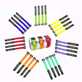 Serre-câbles en velcro avec œillet – Personnalisables a...