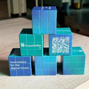 Cube magique 3x3 avec impression de logo – goodies publ...