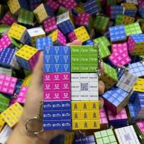 Porte-clés Rubik’s Cube personnalisé – Impression avec ...