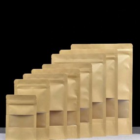 Sacs en papier personnalisés avec fenêtre – Objets publ...