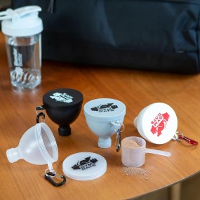 Entonnoirs publicitaires imprimés – boîte protéine avec...