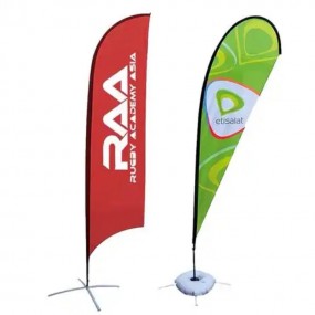 Beachflag personnalisée pas chère – Impression recto ve...