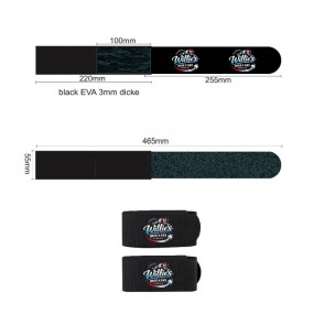 Sangle velcro ski personnalisée – logo d'entreprise