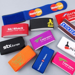 Sangle de ski en velcro personnalisée avec logo