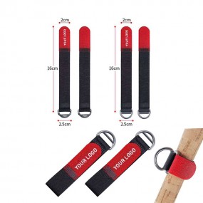 Serre-câbles en velcro avec œillet – Acheter et personn...