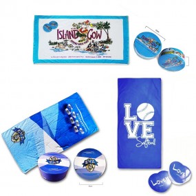 Serviette compressée publicitaire avec logo entreprise ...