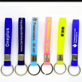 Porte-clés en silicone personnalisés avec logo – Porte-...