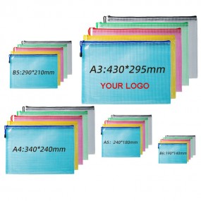 Pochette à documents avec fermeture éclair personnalisé...