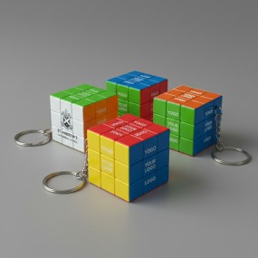 Rubik's Cube porte-clés personnalisable pour événements