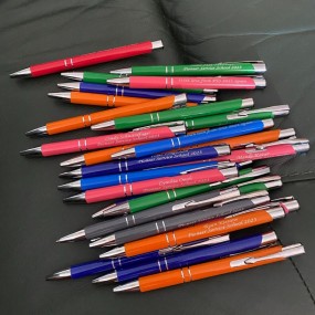 Stylos à bille en métal avec impression logo – Offre éc...