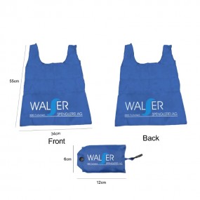 Sac shopping pliable personnalisé avec logo