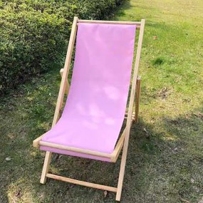 Transat en bois personnalisé avec logo – Chaise longue ...
