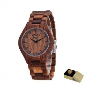 Montre en bois personnalisée – Impression de logo sur m...