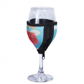 Porte-verres à vin tour de cou personnalisés pour entre...