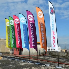 Beachflag personnalisée pas chère – Impression recto ve...