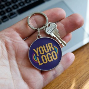 Porte-clés en métal personnalisé avec logo – Cadeau d’e...