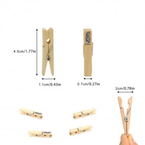 Pince à linge personnalisée avec logo pas cher | Goodie...