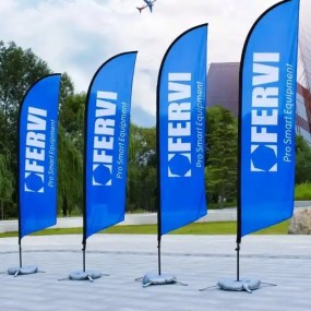 Beachflag personnalisée pas chère – Impression recto ve...