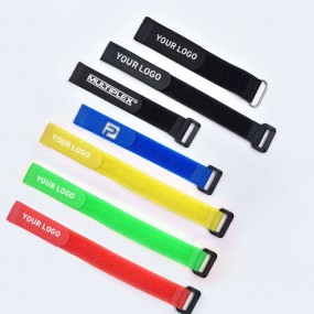 Serre-câbles en velcro avec œillet – Acheter et personn...