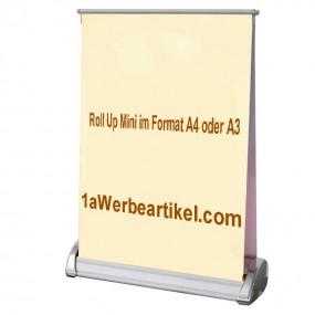 Roll Up Mini im Format A4 oder A3 - 1aWerbeartikel.com ...