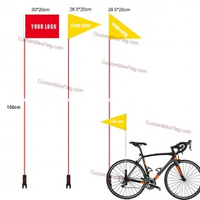 drapeau vélo personnalisé