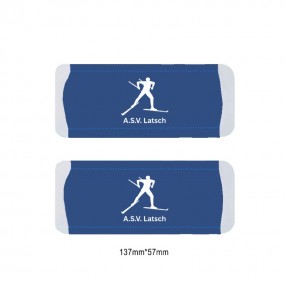 Attache-ski nordique personnalisée – impression logo