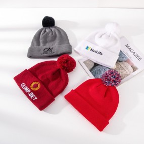Bonnet à pompon publicitaire personnalisé – Idéal pour ...