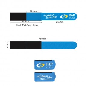 Sangle de ski en velcro personnalisée avec logo